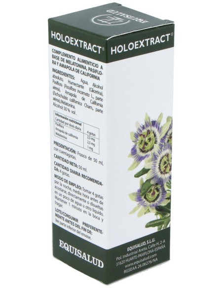 Holoextract Melatonina Sueño 50Ml. de Equisalud