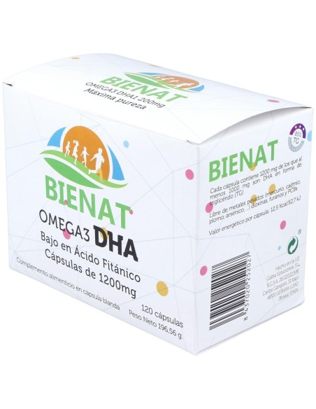 Bienat Dha Omega 3 1000Mg 120Cap. de Bienat