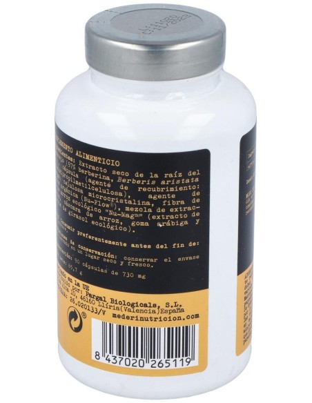 Berberina 90Cap. de Mederi Nutricion Integrativa