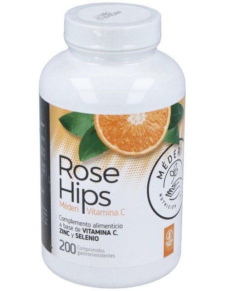 Rose Hips Vit. C + Zn + Se 200Comp. de Mederi Nutricion Integrativa