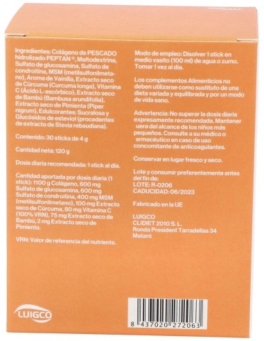 Condromain 30Sticks de Luigco