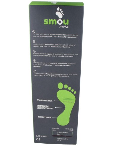 Smou Meta Plantilla Decarga Metatarsal T39/40 de Smou