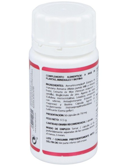 Holomega Annurca Plus Cabello 50Cap. de Equisalud