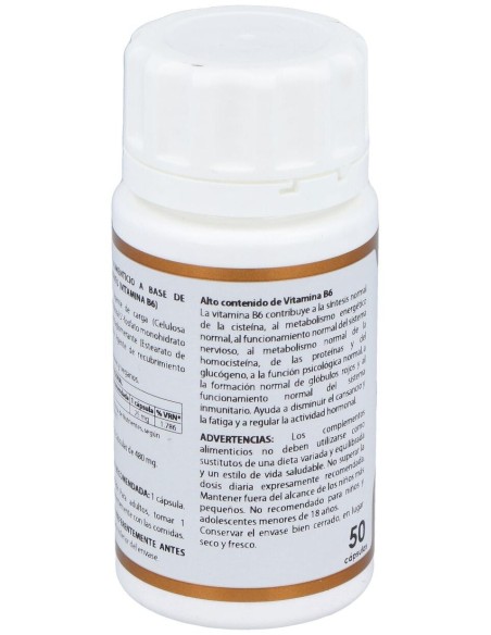 Holovit Piridoxal-5-Fosfato 25Mg Vit. B6 50Cap de Equisalud