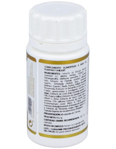 Yoga Kalash Shanti Paz Mental 60Cap. de Equisalud