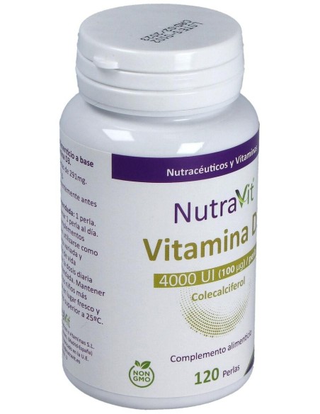 Nutravit Vitamina D3 120Perlas de Nutravit
