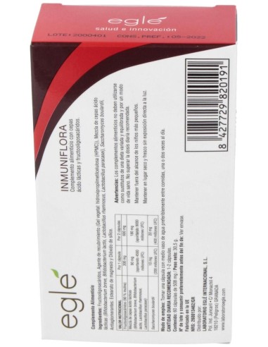 Inmuniflora 60 Caps de Egle