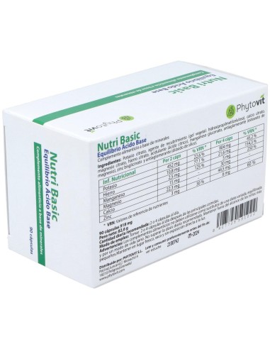 Nutri Basic 90 Vcaps.Blister de Phytovit