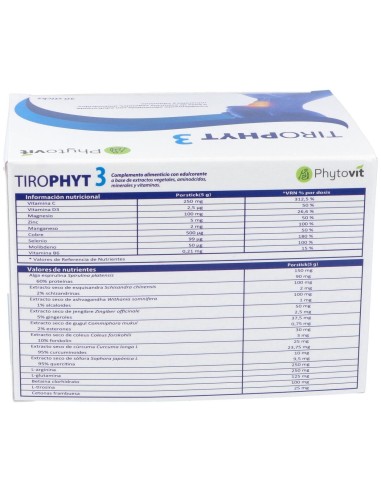 Tiro Phyt3 (30 Sticks) de Phytovit