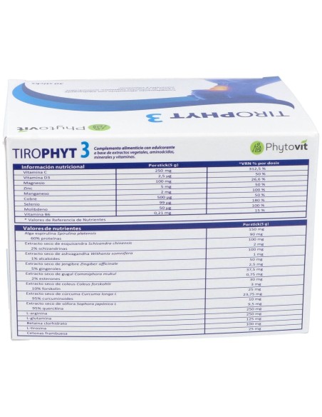Tiro Phyt3 (30 Sticks) de Phytovit