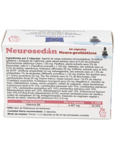 Neurosedan Neuro-Probiotic 60Cap. de Dis
