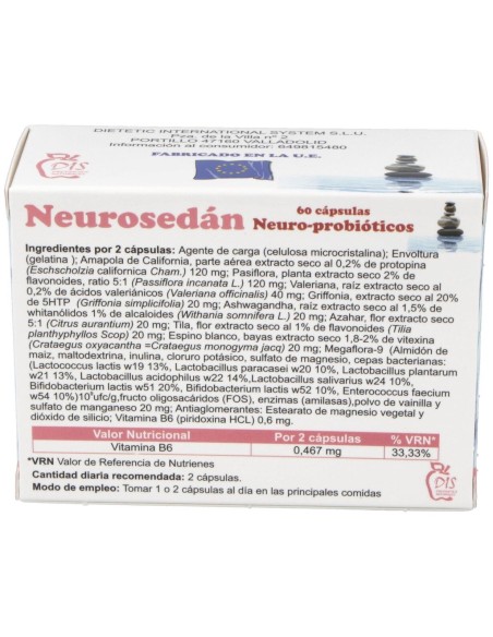 Neurosedan Neuro-Probiotic 60Cap. de Dis