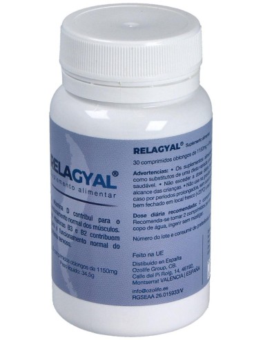 Relagyal 30Comp. de Ozolife Biocosmetica Y Nutricion