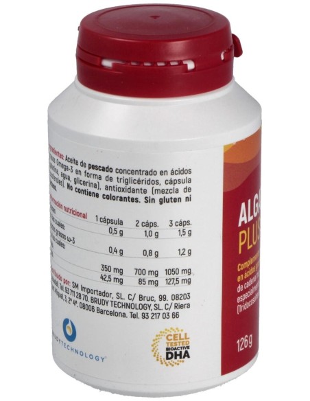 Algatrium Plus (Dha 70%) 700Mg. 180Cap. de Algatrium