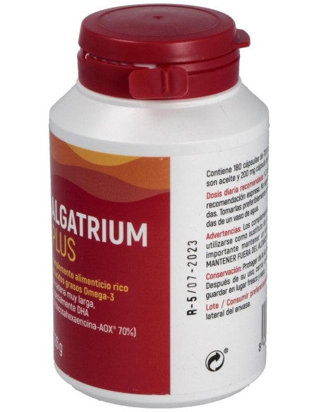 Algatrium Plus (350 Mg.Dha)- 180 Perlas de Algatrium