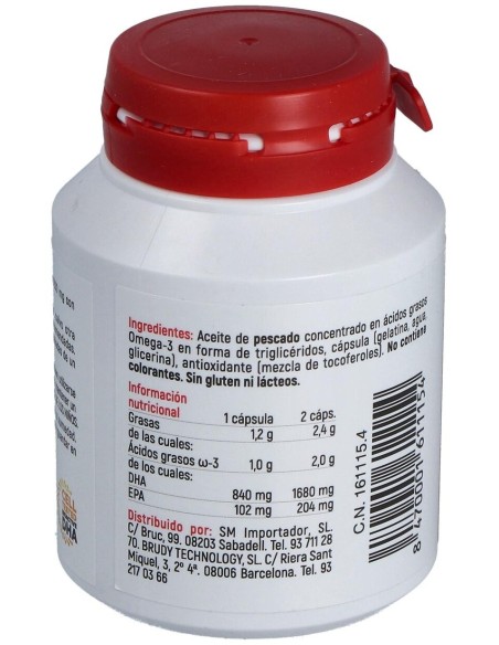 Algatrium Plus 1200 Mg (840 Mg Dha)-60 Perlas de Algatrium