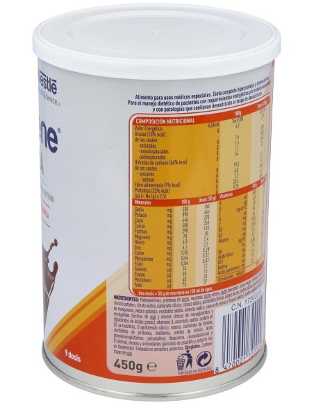 Meritene Extra Chocolate Bote 450Gr. de Meritene