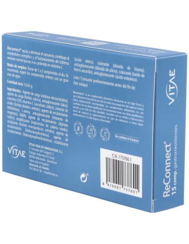 Reconnect 15 comprimidos de Vitae