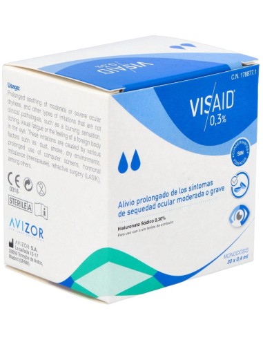 Visaid 0,3% Sequedad Ocular 30Monodosis de Visaid