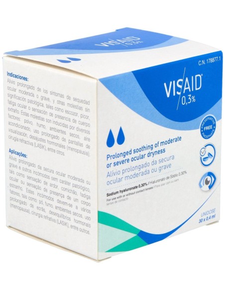 Visaid 0,3% Sequedad Ocular 30Monodosis de Visaid