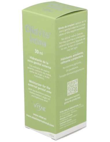 Oliovita Crema Intima 30Ml. de Vitae