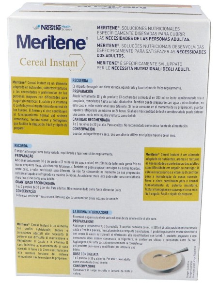 Meritene Cereal Multifrutas 600Gr. de Meritene