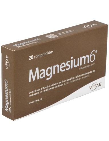 Magnesium6 20 comprimidos    de Vitae