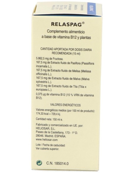 Relaspag Jarabe 150Ml. de Heliosar