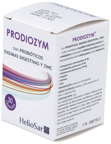 Prodiozym 30Cap. de Heliosar