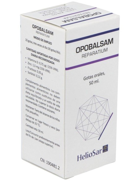 Opobalsam Reparatium 50Ml. de Heliosar