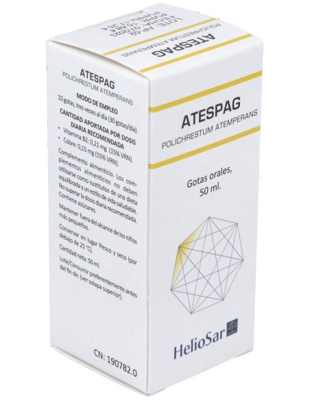 Atespag Polichrestum Atemperans 50Ml. de Heliosar