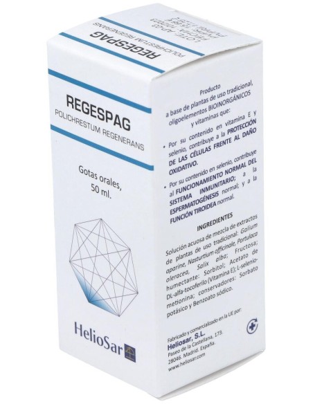 Regespag Polichrestum 50Ml. de Heliosar