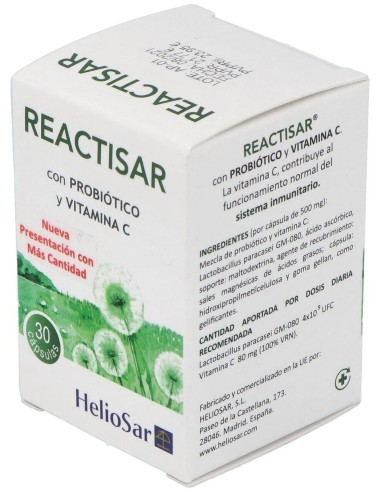 Reactisar 30Cap. de Heliosar