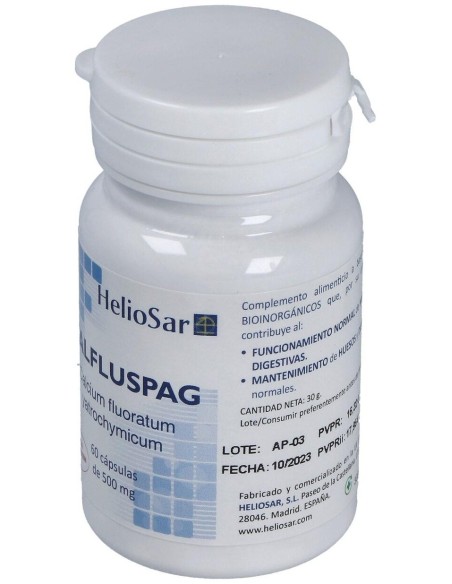 Calfluspag Calcium Fluoratum 60Cap. de Heliosar