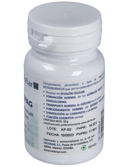 Ferfospag Ferrum Phosphoricum 60Cap. de Heliosar