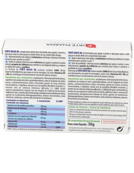 Forte Noche 8H 30 Dias 30Comp. de Forte Pharma