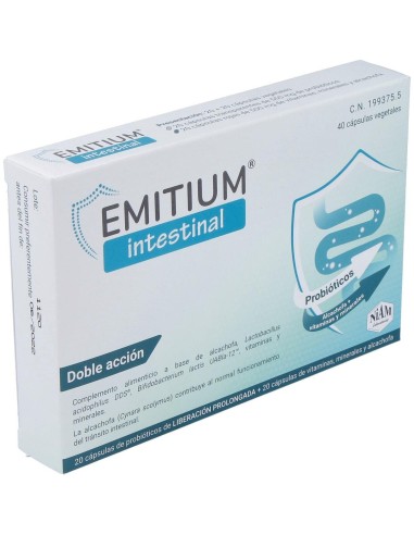 Emitium Intestinal 20+20Cap.Veg. de Niam