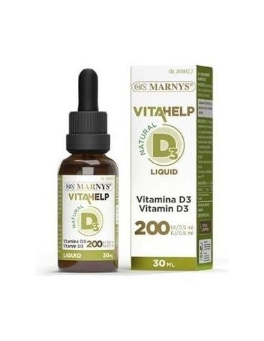 Vitahelp Vitamina D3 200Ui 30Ml. de Marnys