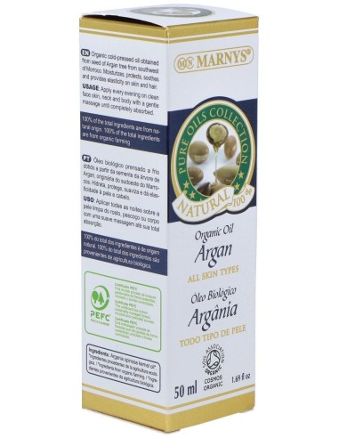 Aceite De Argan Biologico Spray 50Ml. de Marnys