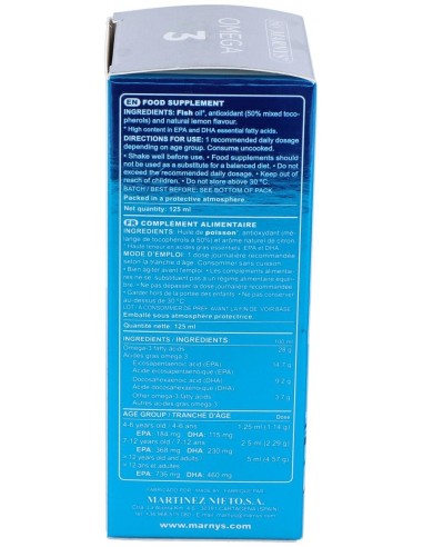Omega 3 Marino Sabor Limon 125Ml. de Marnys