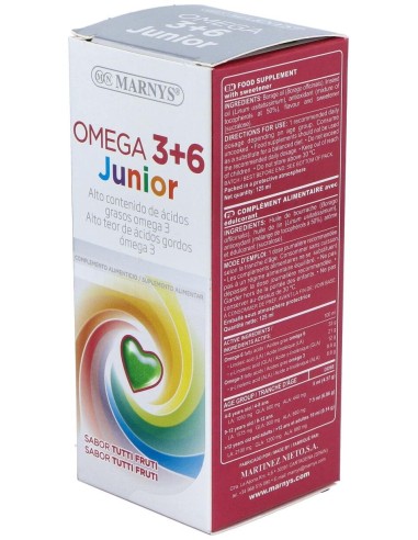 Omega 3 Y 6 Junior Jarabe 125Ml. de Marnys