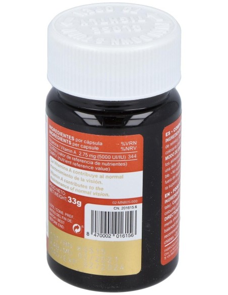 Vitahelp Vitamina A 5000Ui 120Cap. de Marnys