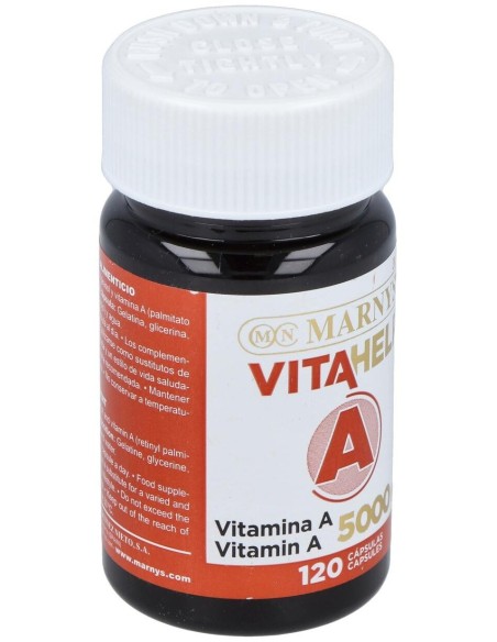 Vitahelp Vitamina A 5000Ui 120Cap. de Marnys