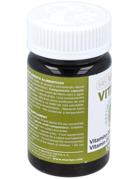 Vitahelp Vitamina D 4000Ui 120Perlas de Marnys