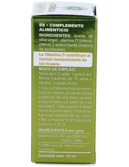 Vitahelp Vitamina D 2000Ui Liquida 10Ml. de Marnys