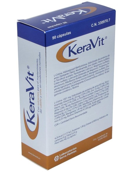 Keravit Cabello Y Uñas 90Cap. de Keravit