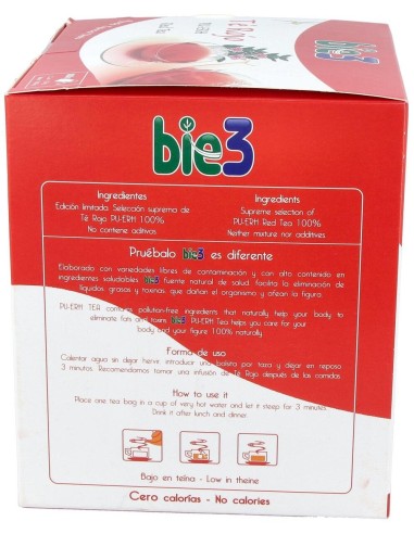 Bie3 Te Rojo Pu-Erh Infusion 100Sbrs de Bie 3