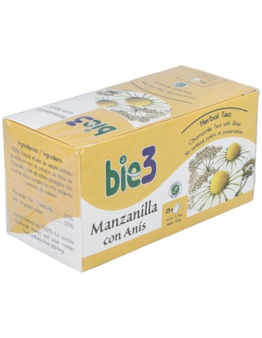 Bie3 Manzanilla Con Anis Infusion 25Sbrs. de Bie 3