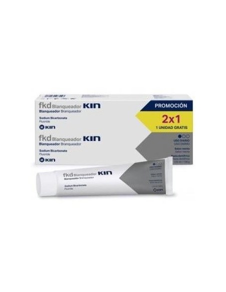 Fluor Kin Pasta Dental Blanqueador 125Ml 2Ud. de Kin