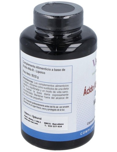 Acido Alfa R-Lipoico 120Cap. de Vbyotics